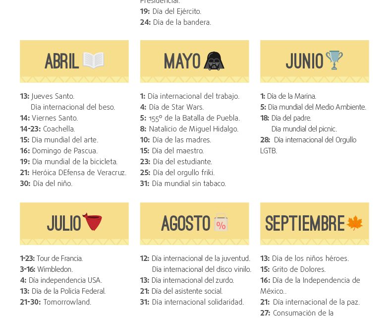 Calendario de Marketing Calendario de Marketing