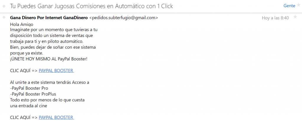 email masivo